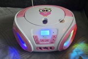 Boombox Tiny Geeks Tunes – Kolorowy Odtwarzacz CD/MP3/Bluetooth dla Dzieci