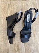 Nowe sandały Steve Madden skóra koturn EU 40