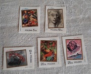 WITKACY OBRAZY/ZNACZKI POCZTOWE 1985