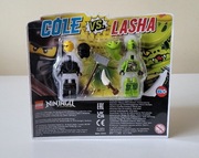 Lego Ninjago 112110 Cole vs Lasha blister z minifigurkami