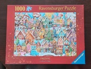 Puzzle 1000 el.  Ravensburger, " Ciasteczkowe święta "