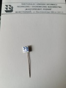 Przypinka Miastoprojekt Poznań + notes kartki 47 sztuk czasy PRL Vintage 