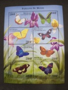 !!! CENTRALNA AFRYKA MOTYLE - PIĘKNY ARKUSZ CZYSTE**!!! 