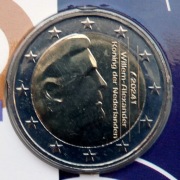 HOLANDIA 2024 2 EURO OBIEGOWE UNC !!!!!RAR!!!!!