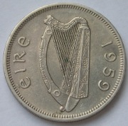 Irlandia 2 shilling ( floren) 1959 - łosoś