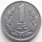 1 złoty 1966,1975,1982 r.