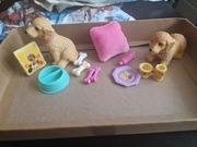 Pieski ruszajace glowy do lalek barbie lata 90