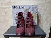 Botki CARINII B3813 BORDO 39