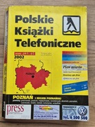 Książka telefoniczna retro Poznań 2002 Polskie Książki Telefoniczne