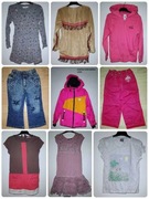 Duży Zestaw/Wyprawka dla dziewczynki Disney i inne 110-116 Zima 83 sztuki !