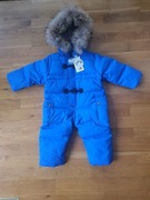 Nowy puchowy kombinezon zimowy naturalny puch