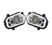 Polaris sportsman scrambler reflektory led lampa ringi przód