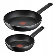 Patelnie TEFAL HARD TITANIUM 20 26cm gazowe zestaw na kuchenkę