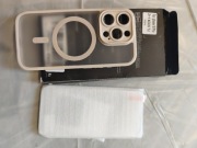 Plecki iPhone 16 Pro beżowe+ szkło hartowane 