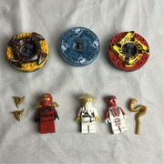LEGO Ninjago Spinjitzu Kolekcjonerski Zestaw Sensei Wu, Ognisty Ninja, Wąż