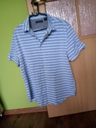 DKNY JEANS DONNA KARAN_ koszula męska paski_     BDB___XL