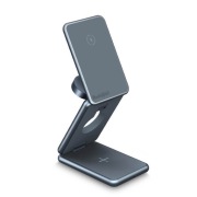 ŁADOWARKA INDUKCYJNA BEZPRZEWODOWA AUDIOPORT MagSafe 3w1 SKŁADANA