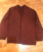 Kardigan h&m, XS, brązowy