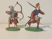 Żołnierzyki PRL pomalowane figurki Polska 17 wiek źywica