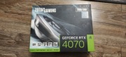 Zotac RTX 4070 Gaming - pudełko karty graficznej 
