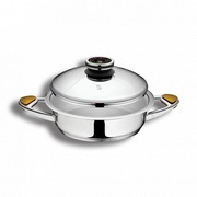 Nowe Naczynie - Patelnia Zepter z pokrywką  URA 3L Ø 24cm h-7,5cm
