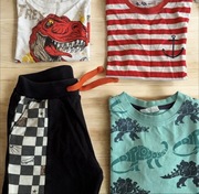 Zestaw ubranek dla chłopca 5-6 lat Coccodrillo 5.10.15 100% bawełna spodnie