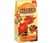 Herbata czarna liść BASILUR RASPBERRY ROSEHIP w stożku MALINA RÓŻA - 100 g