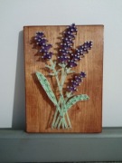 Obraz string art - Lawenda