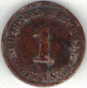 12 Niemcy Cesarstwo 1 pfennig 1902 A