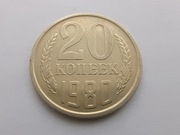 Rosja - ZSRR 20 kopiejek 1980