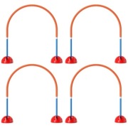 Nowy 4-częściowy Zestaw do Treningu Agility dla psów Regulowany