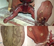 STÓŁ DUŻY , KLIMATYCZNY do złożenia , Dł. Blatu 174 cm , ala Ludwig Filip