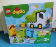 Lego Duplo Śmieciarka i recykling  10945 kosze kubły 