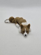 Brelok do kluczy w kształcie pieska Jack Russell Terrier 