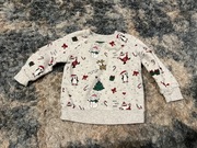 Bluza świąteczna 74 cm j nowa dziecięca niemowlęca Mikołaj Boże Narodzenie