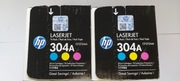 Komplet Zestaw tonerów HP 304A CC530A CC531A CC532A CC533A 4 szt.
