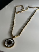 Naszyjnik stal chirurgiczna Ala versace greckie 