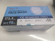 Maseczki jednorazowa 3 warstwowe 