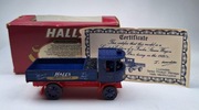 FOWLER STEAM WAGON "Halls Mentho-Lyptus" Limited Edition certyfikat