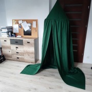 Baldachim tipi butelkowa zieleń 