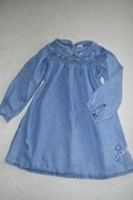 NEXT - sukienka jeans, 3-4 lata