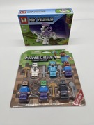 Zestaw klocków my world seria minecraft figurki