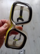 maska pływacka szeroki kąt widzenia, anty fog , ochrona UV,  rozmiar s 