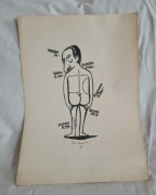 Jacek Fedorowicz - grafika "Mięso" (minister Krasiński)