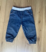 Spodnie jeansy, F&F, r. 86 (12-18 m-cy)