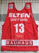 Plastron Skokowy z autografami polskich skoczków