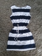 Letnia sukienka Kappahl, Hampton Republic, 100% bawełna, rozm. 44/46, paski