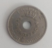   Norwegia 1 Krone 1925 Haakon VII – moneta kolekcjonerska 