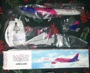 Model samolotu Wizz air Airbus A321 wizzair