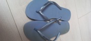 Japonki HAVAIANAS DMASKIE GRANATOWE LOGO 41-42